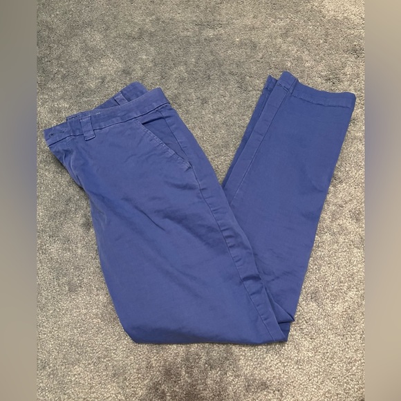 Gap Blue Broken In Straight Khakis Size 00 - Picture 3 of 5